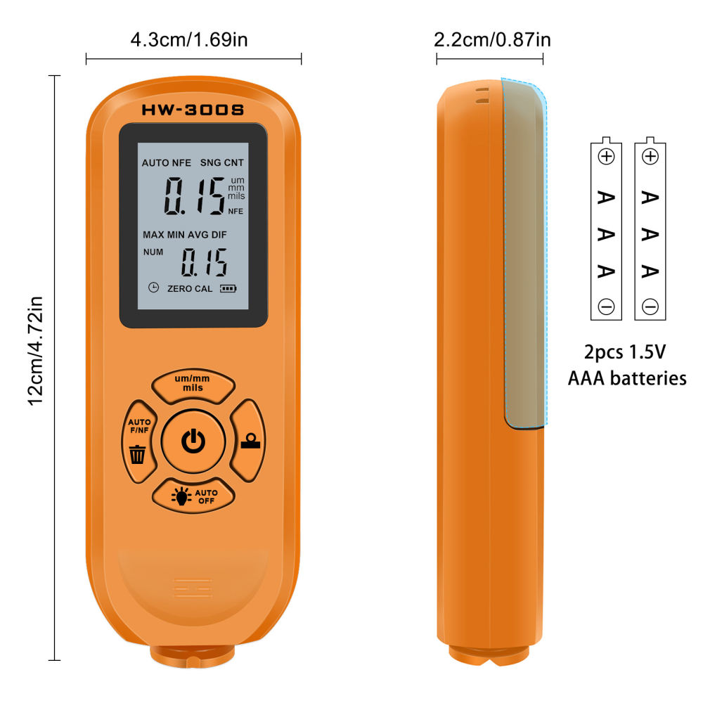 Digital Coating Thickness Gaug - огляд і ціна Paint Thickness Gauge