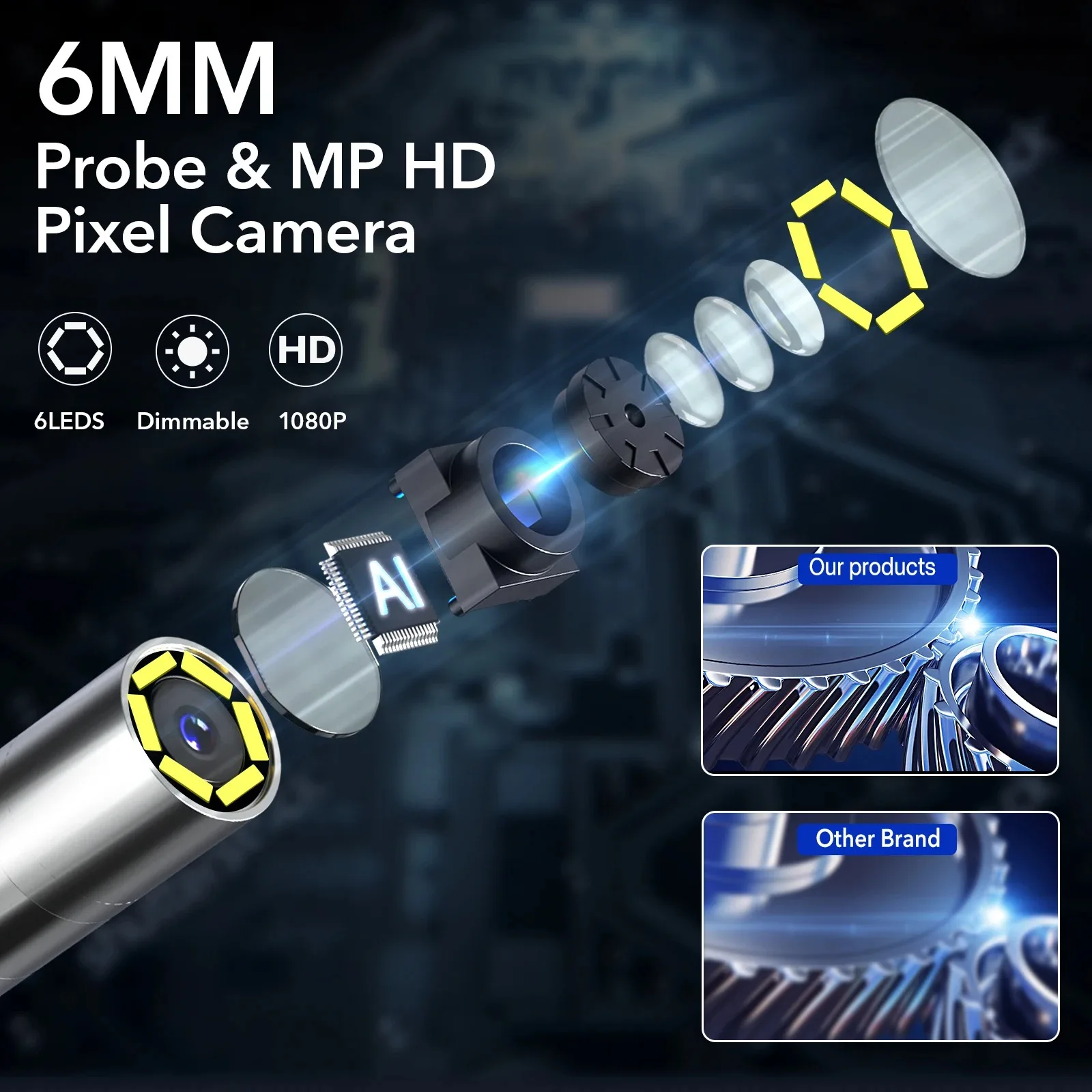 RALCAM 4 Way Steering 3.9mm In - огляд і ціна Endoscope Inspection Camera