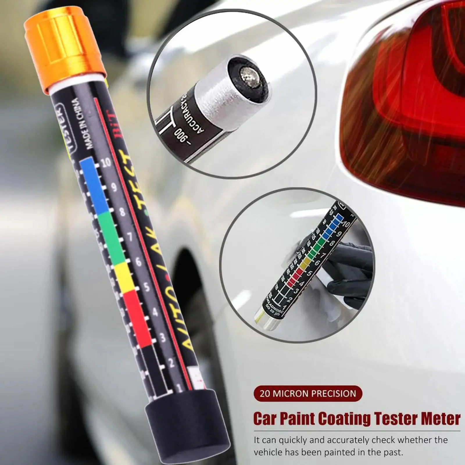 Car Paint Test Thickness Teste - огляд і ціна Paint Thickness Gauge