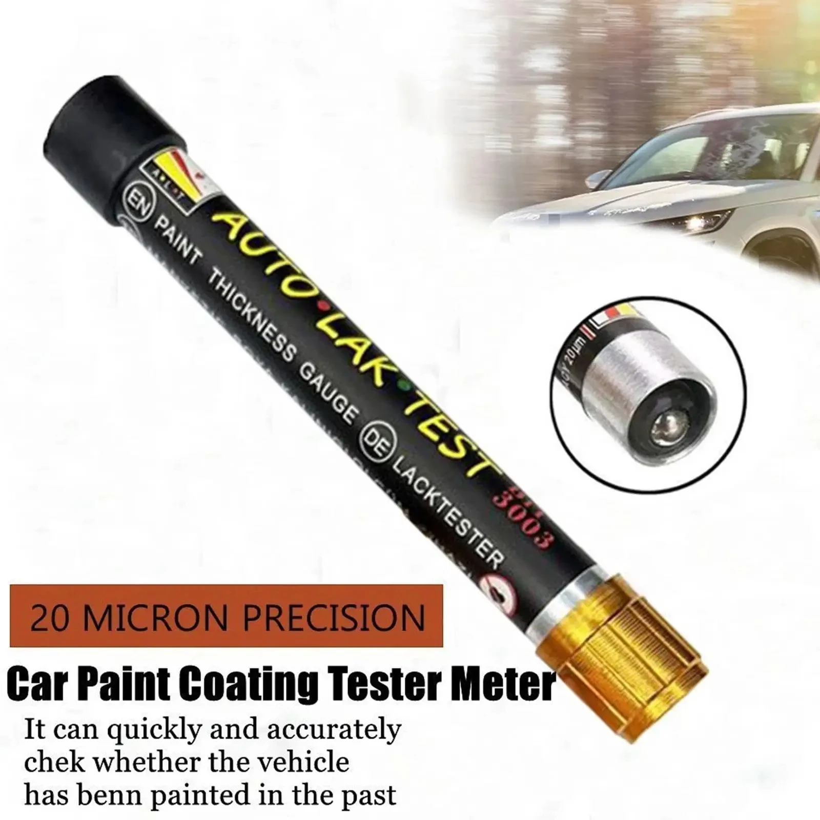 Car Paint Test Thickness Teste - огляд і ціна Paint Thickness Gauge
